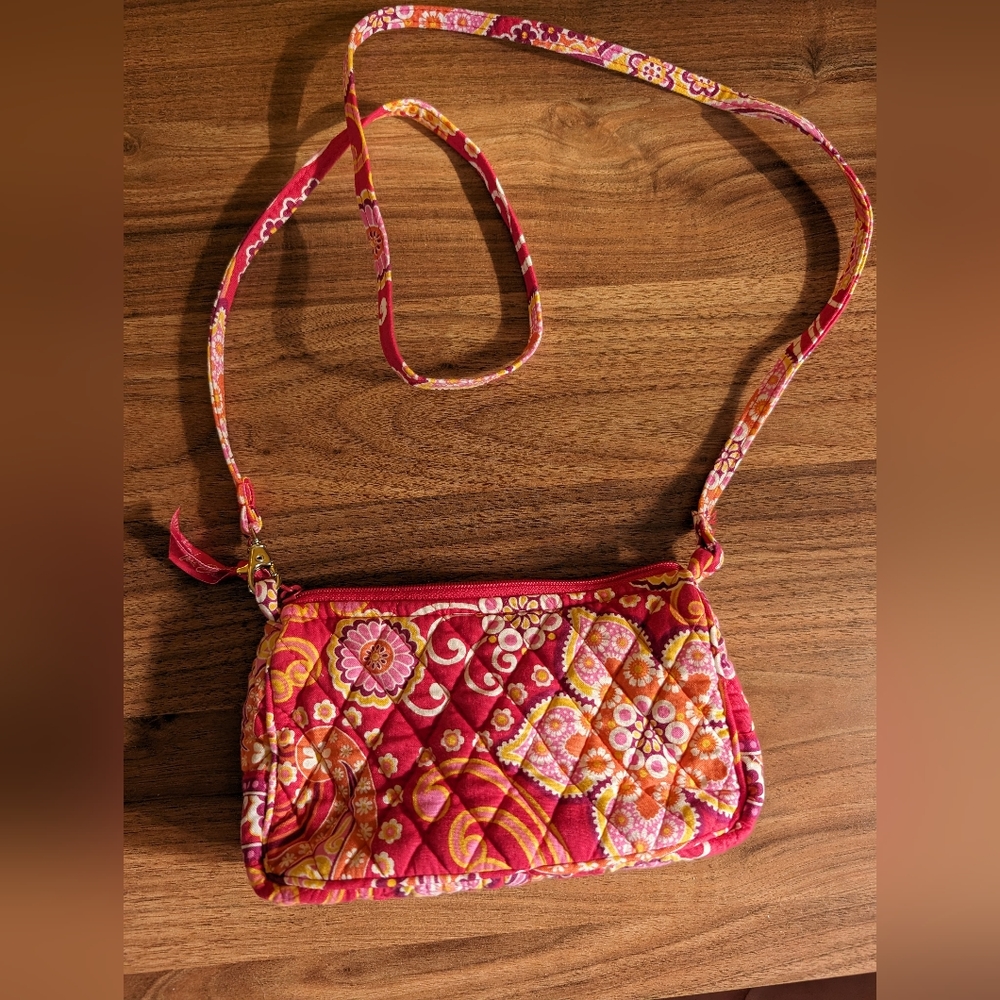 Vera Bradley Amy crossbody bag Raspberry Fizz